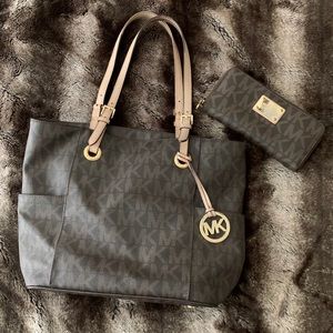 Michael Kors Jet Set Tote and Wallet
